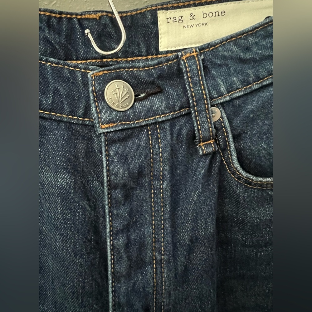 Rag & Bone Alex High Rise Straight in Stowe Size 27 New - Picture 8 of 12